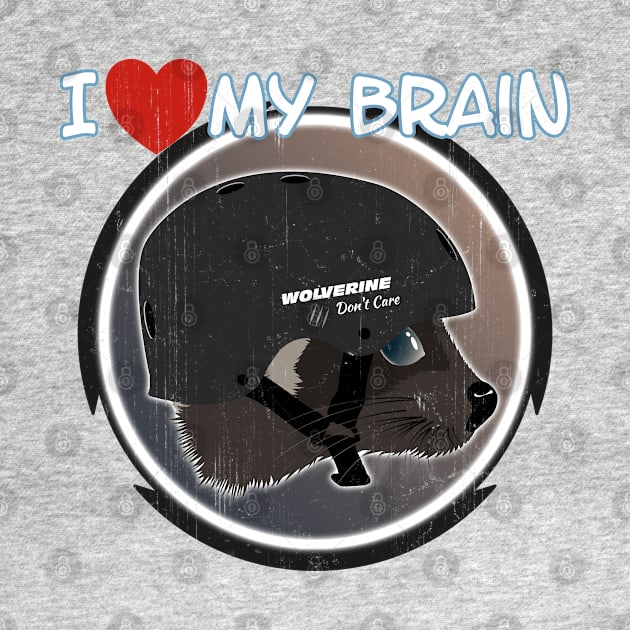 I love my Brain by NicGrayTees